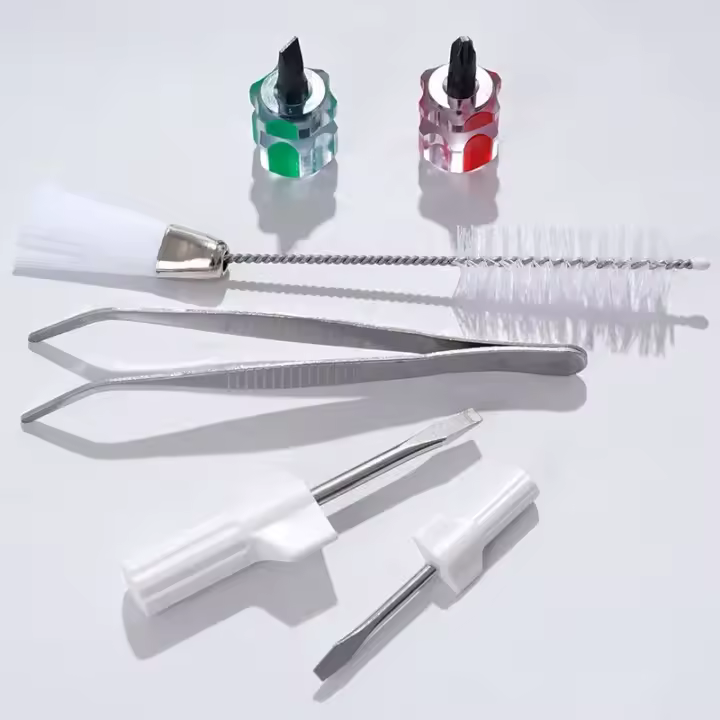 Juego De 6 Piezas Herramientas De Reparación Y Limpieza Para Máquina De Coser Incluye Alicate Cepillo Y Destornillador - 1