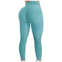 Leggings De Yoga Para Mujer Fitness Running Cintura Alta Slim Pantalones Deportivos Push up Secado Rápido Gimnasio Correr Trabajo Largo - details 40