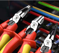 Alicates Aislados LAOA Con Punta De Agujas Y Corte De Alambre Crimpado Y Cortador De Cable Resistente a La Voltaje 1000V Para Electricista - details 17