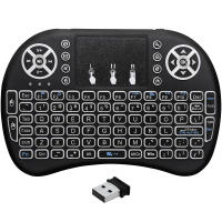 Teclado Inalámbrico I8 Con Luz Retroiluminada Ratón Aeromouse Control Remoto Táctil Para Smart TV Box PC Desktop 7 Colores Inglés Ruso - details 6