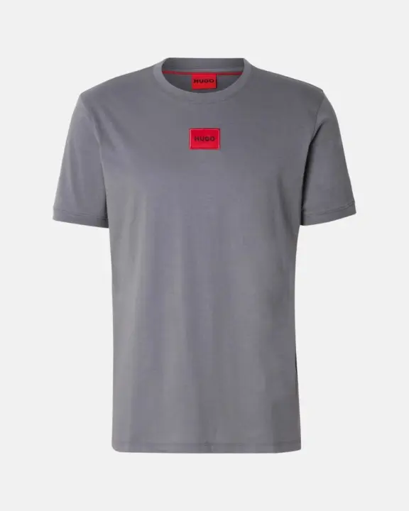 Camiseta HUGO Manga corta Hombre Gris 50447978 DIRAGOLINO212 - 1
