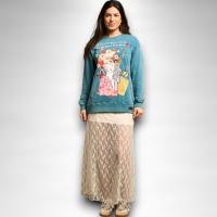Sudadera "Amor Propio" Anabel Lee - Oversize, Fade Out y Glitter - details 4