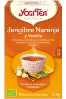 Té Jengibre Naranja y Vainilla | Packs 2 | Respiración energética | 17 bolsitas de infusión | YogiTea - details 1
