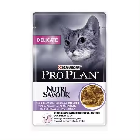 Pro Plan Delicate Sobre de Pavo para Gatos  Sobres para Gatos - 1