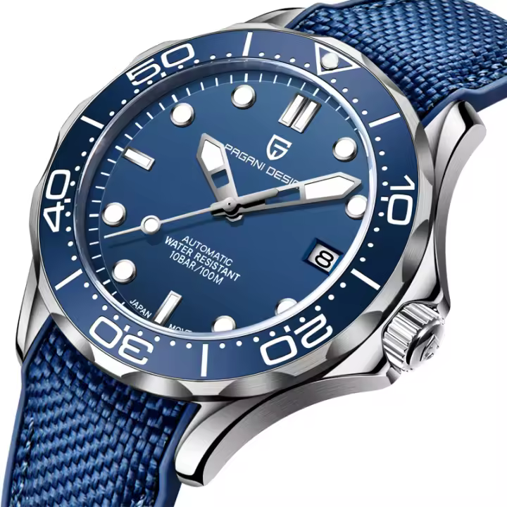 Reloj Mecánico Pagani Design 2025 Para Hombres Resistente Al Agua 100m Acero Inoxidable Cristal De Zafiro Calendario Completo Reloj De Pulsera De Lujo Marca Top NH35 007 - 1