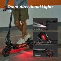 Scooter Eléctrico iScooter W8, Motor de 500W, Batería de 48V 10.4Ah, Neumático de 9.3 pulgadas, Velocidad Máxima de 40 km/h, Autonomía de 40 km, Freno de Disco Delantero + Freno de Tambor Trasero, Doble Absorción de Impactos, Control por App - details 5