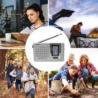 Radio Portátil Am/FM, Radio de Bolsillo Portátil con Chip, Funciona con Pilas, con Altavoz Incorporado Grande para Emergencias en Viajes a Casa - details 2
