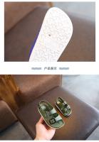 Sandalias De Cuero Para Niños Verano Antideslizantes Deportivas Casuales Con Hebilla Para Playa Zapatos Suaves Para Bebés Y Niños De 1 a 4 Años - details 4