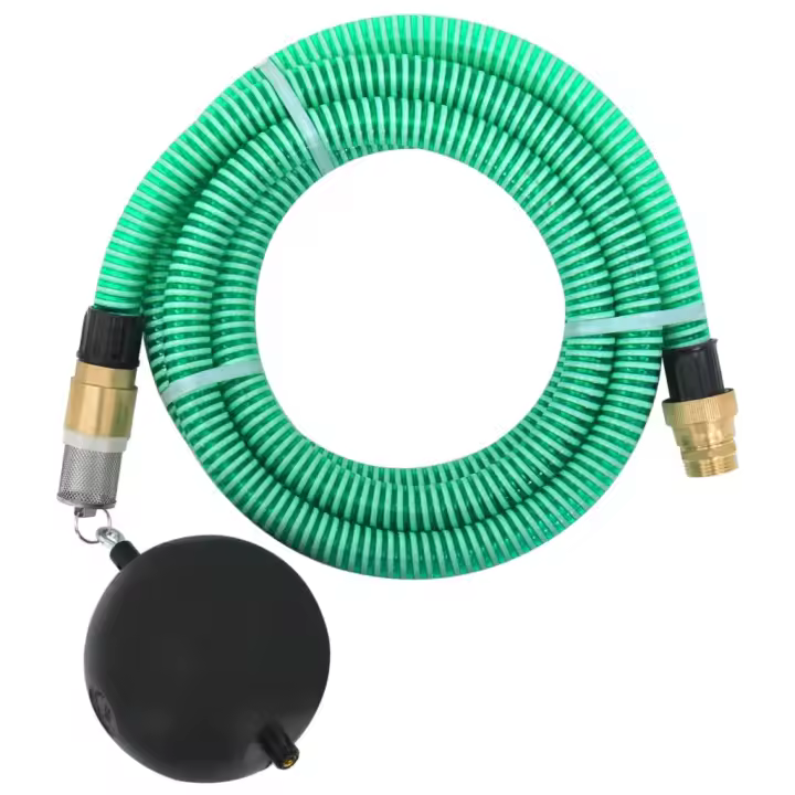 vidaXL Manguera de Succión con Conectores de Latón Herramienta Aspiración Color Negro,  Verde, y mas - 1