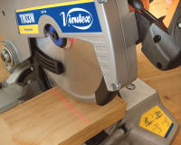 Tronzadora abatible con mesa superior 1.500W. TM33W Virutex - details 6