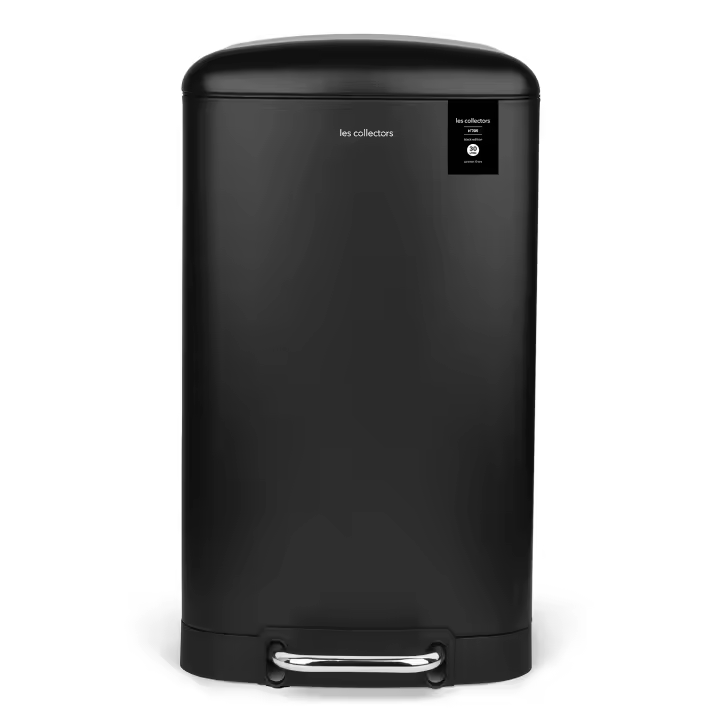 Les Collectors Cubo de basura con pedal 30L , acero inoxidable - 1