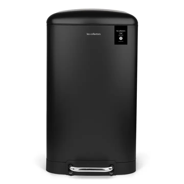 Les Collectors Cubo de basura con pedal 30L , acero inoxidable - 1