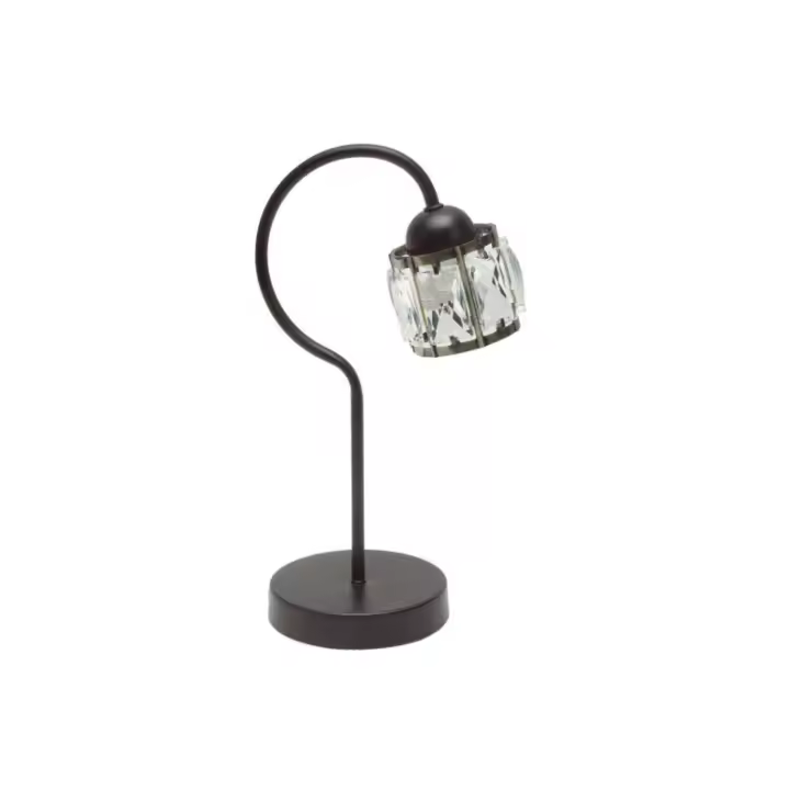 Fabrilamp - Sobremesa Noble 1xe14 Marron/cuero 35x13x20 Cm - 1
