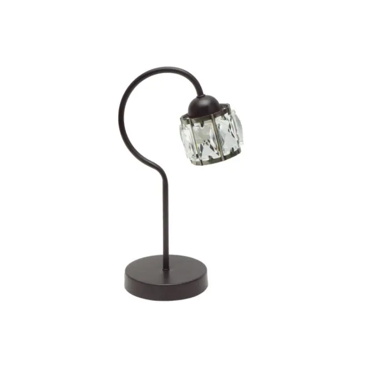 Fabrilamp - Sobremesa Noble 1xe14 Marron/cuero 35x13x20 Cm - 1