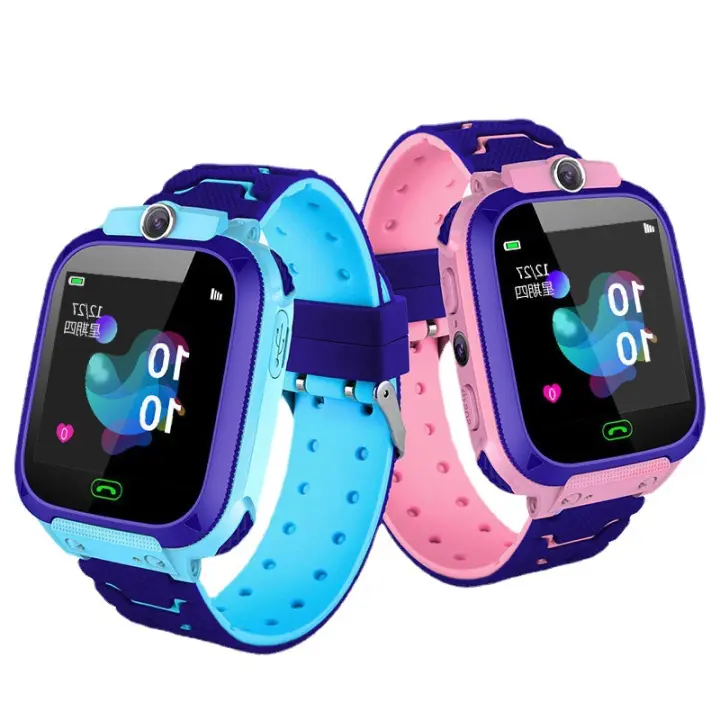 PORCHEDDU Reloj inteligente para niños, de 1,44 pulgadas HD Cámara, admite posicionamiento en tiempo real, Llamadas bidirecciones, Reloj resistant to Agua, ajustado para niños y niños de 4 a 12 años (Azul,) rosa) - 1