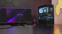 Mars Gaming MC-PULSAR, Caja Gaming ATX, Pantalla LCD Frontal en Tiempo Real, Doble Cristal Templado Frontal y Lateral, Sistema de Cableado CABLEHATCH, Refrigeración Líquida hasta 240mm, Caja PC ATX Negra o Blanca - details 1