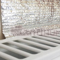 Paneles de aluminio reflexivo para persianas y paneles multiusos. Aísla del calor y del frío. Aluminio 100% y burbujas. Fácil colocación. Antihumedades - details 3