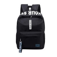 Mochila Casual De Nylon Impermeable De Gran Capacidad En Color Sólido Mochila Escolar Estilo Fashion Sin Marca Proveniente De China - details 1