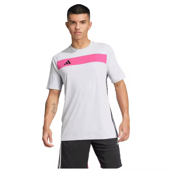 Camiseta de Manga Corta Adidas Tiro 25 Essentials para hombre en color blanco - 1