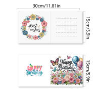 Tarjetas De Diamante Para Navidad Tarjetas De Saludo De Arte De Diamantes DIY Para Cumpleaños Y Agradecimientos Tamaño 15cm X 15cm - details 19