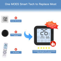 Controlador De Termostato WiFi MOES Tuya Con Pantalla LCD Y Botón Táctil Sensor De Temperatura Y Humedad Incluido Compatible Con Alexa - details 7