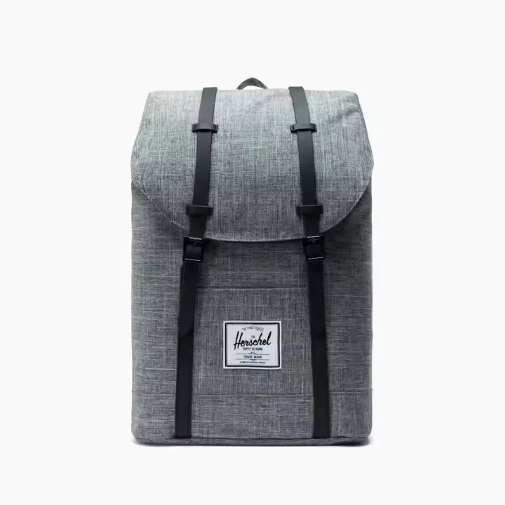 MOCHILA HERSCHEL RETREAT RAVEN CROSSHAT & BLK - 10066 Herschel    /SABAS SHOP - 1