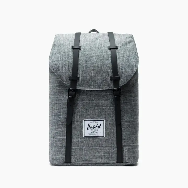 MOCHILA HERSCHEL RETREAT RAVEN CROSSHAT & BLK - 10066 Herschel    /SABAS SHOP - 1