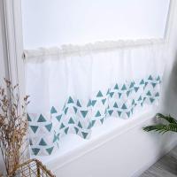 Poliester DE LA Cortina del Borde, el tratamiento de la ventana de la Cortina del Gabinete de los niveles de La Cocina - details 1
