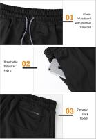 Shorts De Correr Para Hombre Con Malla Y Estampado De Camuflaje Múltiples Bolsillos Ropa Deportiva Casual Para Playa Y Fitness - details 10