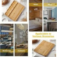 Tablero De Bambú Para Decoración De Escritorio Soporte Para Plantas De Jardín Y Bonsái Tazas Y Tenedores De Armario - details 4