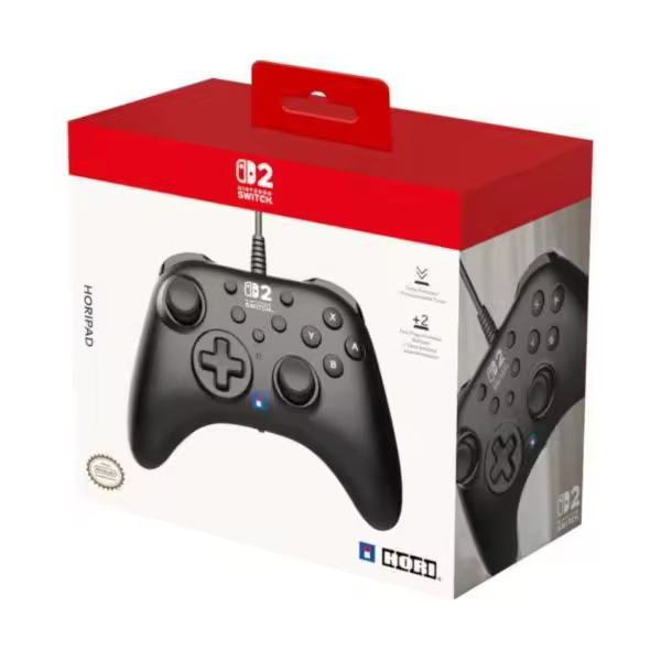 Mando Horipad Turbo (Negro) - Switch 2 - Nuevo - 1