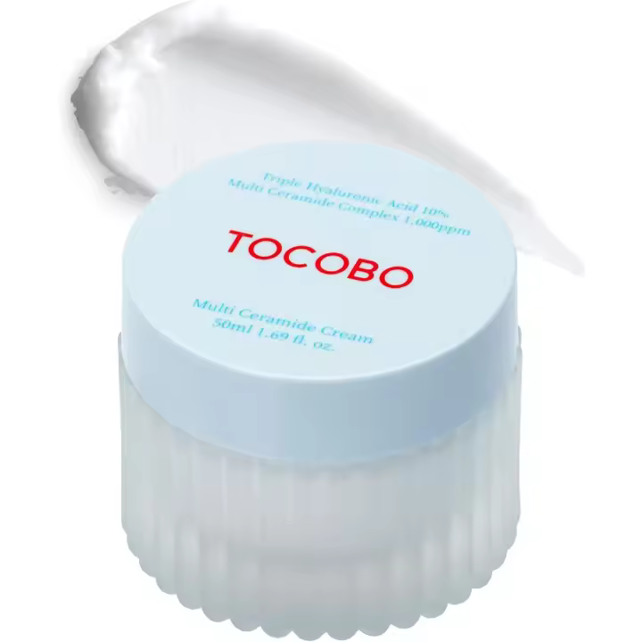 TOCOBO Crema Multi Ceramida 1.69 Fl oz / 50ml | Crema humectante, humectante con ceramida, cuidado de la piel coreano, piel sensible | Crema vegana coreana - 1
