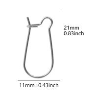 50/100PCS Tenedores De Aretes De Acero Inoxidable Color Plata Para Fabricación De Joyas DIY Gancho De Hierro Para Aretes Suministros De Enlaces - details 29