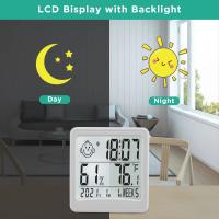 Termómetro Y Higrómetro Digital LCD Con Alarma Y Función De Iluminación Indoor Temporizador Electrónico Para El Hogar - details 0