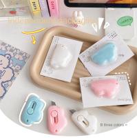 Cuchillo De Arte Mini Nube Kawaii 1 Pieza Corte De Papel Y Artesanía Caja De Envío Cortador De Hojas Recargable Stationery - details 0