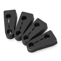 4pcs Almohadillas De Amortiguación Para Cerradura De Puerta De Coche Aislante De Sonido Para Peugeot 208 308 508 2008 3008 Citroen C3 C4 C5 DS3 DS4 DS5 Material De Goma Butil Y Polímero Sintético - details 1