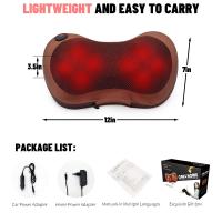 Masajeador de cuello y espalda, Almohada de Masaje Relajante con función de Calor y rotación de 360°,  Shiatsu para Hombros y Espalda, Incluye cinturón de extensión, Masaje para el Cuello - details 3