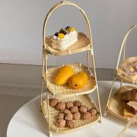 Cesta De Almacenamiento De Bambú Multi-función 1/2/3 Capas Para Frutas Alimentos Vegetales Estante Duradero Hecho a Mano Para Cocina - details 7