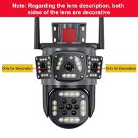 Cámara de seguridad inalámbrica para protección del hogar, vídeo CCTV de vigilancia con seguimiento automático, lente turística al aire libre, IP, WiFi, 6K, 12MP - details 0