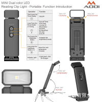 Nueva luz de lectura, luz nocturna, carga USB, portátil, con clip, lámpara de mesa, protección ocular para niños, mini luz LED tipo tarjeta para libro - details 2