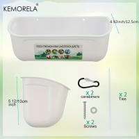 KEMORELA Alimentos Y Agua Para Pollos Gran Capacidad Con Clip Para Pato Y Pollo 4.5 Cuartos Suministros Para Ganado - details 3