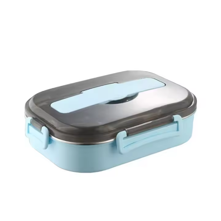 Fiambrera de Maple inoxidable, Caja Bento, aislamiento Gruesto, Caja de comida para Volver A LA Escuela, 1 UD. - 1