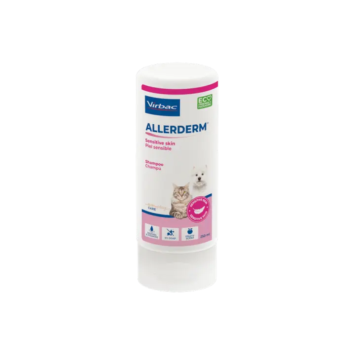 Virbac Champú Para Perros Y Gatos Allerderm Piel Sensible 250 Ml 250 Ml - 1