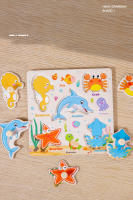 Puzzles De Madera Montessori Juguetes Educativos Para Bebés Tablero De Aprender Con Vehículos Animales Y Frutas 3D - details 8