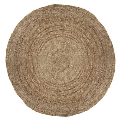 Factory Cuadros Alfombra de Yute Salónica 120cm - Resistente y Duradera - 1
