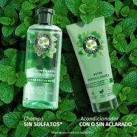 Herbal Essences Champú Purificante Con Aroma A Menta Para Todo Tipo De Cabello. Ayuda A Refrescar, Revitalizar Y Fortalecer. De Origen Natural*. Sin Siliconas. Vegano. 6 Unidades de 350ml - details 1