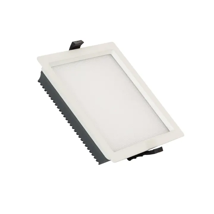 Ledkia Downlight LED 25W SAMSUNG New Aero Slim Cuadrado 130 lm/W Microprismático (UGR17) LIFUD Corte 165x165 mm - 1