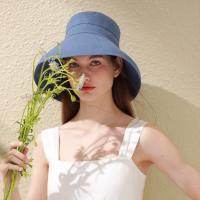 BRIMIX sombrero de sol mujer sombrero de playa mujer sombrero protección UV mujer sombrero verano mujer sombrero plegable mujer sombrero estilo francés sombrero plegable muj esombrero de algodón mujer gorra transpirable mujer sombrero verano mujer - details 0