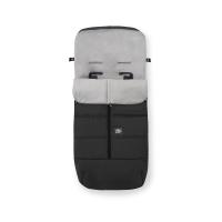 Interbaby SACO impermeable NEGRO,  con interior de coralina  polar 10024 para silla de paseo con apertura central y lateral. - details 1