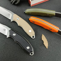 Cuchillo Fijo De Caza Military Rick Hinderer Flashpoint Con Hoja D2 Y Manillas G10 Herramienta Táctica Para Camping Y Sobrevivencia Con Funda - details 4